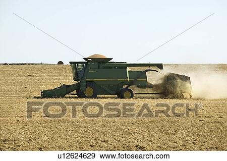 Stock Photo - Harvesting, Saskatchewan. Fotosearch