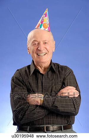 Senior Male Party Hat; Canada, Saskatchewan, Regina View Large Photo Image Stock Photo - Senior Male Party Hat; Canada, Saskatchewan, Regina. Fotosearch