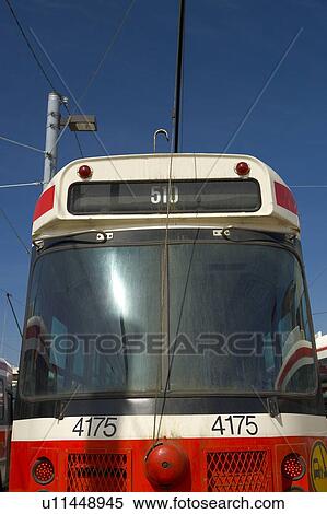 Electric Streetcar, Toronto Transit System, no carbon emissions; Canada, Ontario, Toronto View Large Photo Image Stock Photography - Electric Streetcar, Toronto Transit System, no carbon emissions; Canada, Ontario, Toronto. Fotosearch