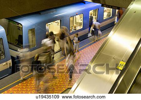 Stock Photo - Lionel Groulx subway station, Montreal. Fotosearch