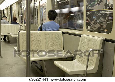 Montreal subway car View Large Photo Image Stock Image - Montreal subway car. Fotosearch
