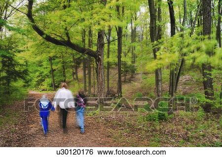 Family hikes through Balls Falls Conservation Area. View Large Photo Image Stock Photograph - Family hikes through Balls Falls Conservation Area.. Fotosearch