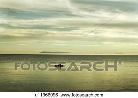 Stock Photograph - Kayaking on Lake Superior, Ontario. Fotosearch