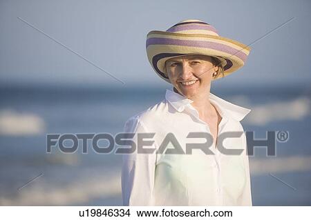 Woman (35) on the beach, Jacksonville, Florida View Large Photo Image Picture - Woman (35) on the beach, Jacksonville, Florida. Fotosearch