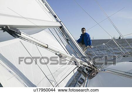 Picture - Sail racing, West Vancouver Yacht Club, West Vancouver, BC Canada. Fotosearch