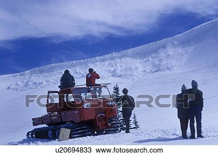 Stock Image - Archival image of Avalanche, Whistler, British Columbia, Canada. Fotosearch