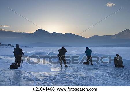 Photographers at Lake Abraham - Bighorn Wildlands - Alberta, Canada View Large Photo Image Stock Photo - Photographers at Lake Abraham - Bighorn Wildlands - Alberta, Canada. Fotosearch