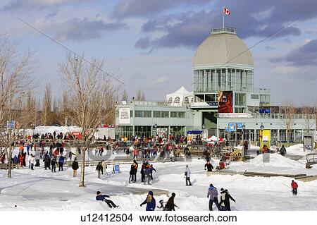 The Montreal High Lights Festival. View of skaters at Bonsecours Basin and Bonsecours Pavilion, Quebec, Canada View Large Photo Image Picture - The Montreal High Lights Festival. View of skaters at Bonsecours Basin and Bonsecours Pavilion, Quebec, Canada. Fotosearch