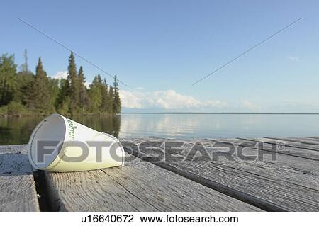 Corn-based compostable cup on dock, Clear Lake, Riding Mountain National Park, Canada View Large Photo Image Stock Image - Corn-based compostable cup on dock, Clear Lake, Riding Mountain National Park, Canada. Fotosearch