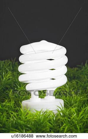 Energy-saving light bulb. View Large Photo Image Stock Photo - Energy-saving light bulb.. Fotosearch