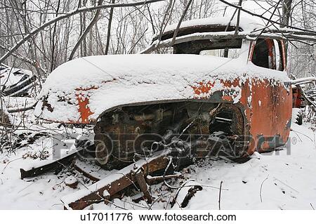 View of truck in junkyard. Montérégie region, Quebec View Large Photo Image Stock Photograph - View of truck in junkyard. Montérégie region, Quebec. Fotosearch