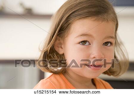 Young girl indoors View Large Photo Image Picture - Young girl indoors. Fotosearch