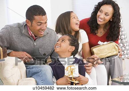Family Portrait At Christmas View Large Photo Image Stock Image - Family Portrait At Christmas. Fotosearch