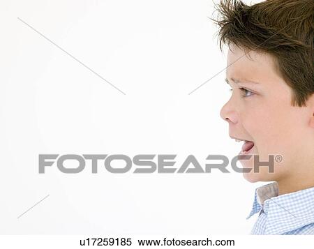 Young boy with mouth open View Large Photo Image Stock Photography - Young boy with mouth open. Fotosearch