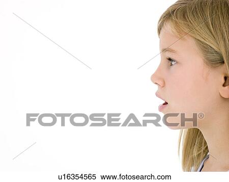 Young girl with mouth open View Large Photo Image Stock Photography - Young girl with mouth open. Fotosearch