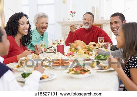 Family All Together At Christmas Dinner View Large Photo Image Stock Image - Family All Together At Christmas Dinner. Fotosearch