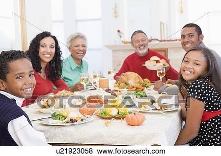 Family All Together At Christmas Dinner View Large Photo Image Stock Photo - Family All Together At Christmas Dinner. Fotosearch