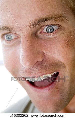Head shot of man smiling View Large Photo Image Stock Image - Head shot of man smiling. Fotosearch
