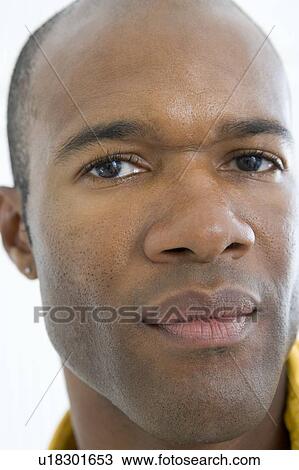 Head shot of man thinking View Large Photo Image Stock Image - Head shot of man thinking. Fotosearch