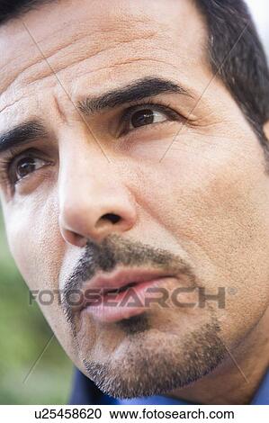 Businessman's face outdoors (selective focus) View Large Photo Image Stock Image - Businessman's face outdoors (selective focus). Fotosearch