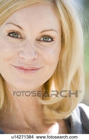 Head shot of woman smiling View Large Photo Image Picture - Head shot of woman smiling. Fotosearch