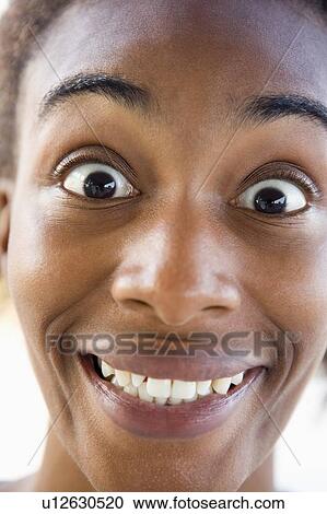 Head shot of woman smiling View Large Photo Image Stock Image - Head shot of woman smiling. Fotosearch