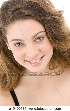 Stock Photography - Portrait Of Woman Smiling . Fotosearch
