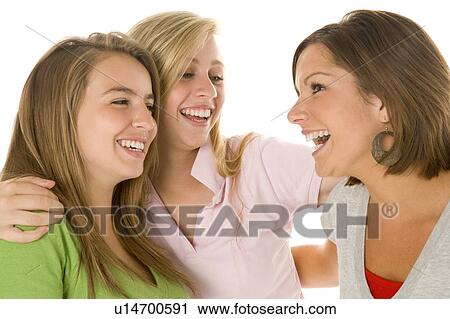 Portrait Of Teenage Girls View Large Photo Image Stock Image - Portrait Of Teenage Girls. Fotosearch