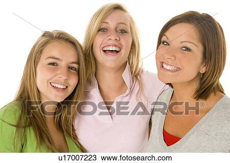 Portrait Of Teenage Girls View Large Photo Image Stock Image - Portrait Of Teenage Girls. Fotosearch