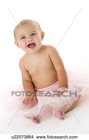 Picture - Baby in tutu. Fotosearch