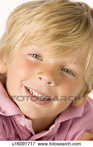 Stock Photo - Portrait Of Young Boy. Fotosearch