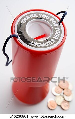 Collection Container And Coins View Large Photo Image Stock Image - Collection Container And Coins. Fotosearch