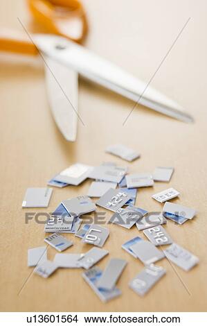 Credit Card In Pieces View Large Photo Image Picture - Credit Card In Pieces. Fotosearch