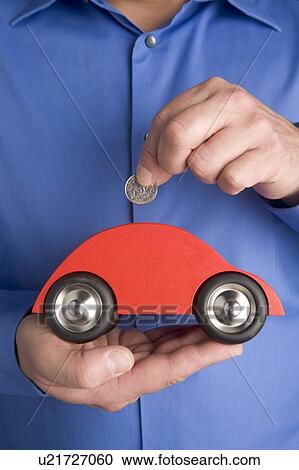 Stock Image - Saving For A Car. Fotosearch