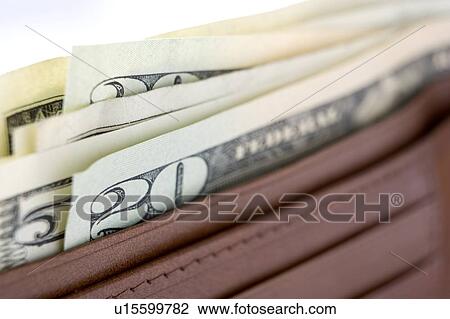 Wallet Full Of Dollar Bills View Large Photo Image Stock Image - Wallet Full Of Dollar Bills. Fotosearch