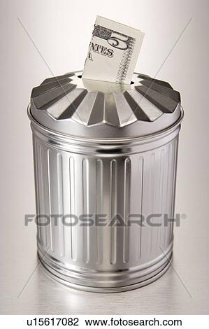 Stock Image - Wasting Money. Fotosearch