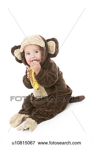 baby in monkey costume
