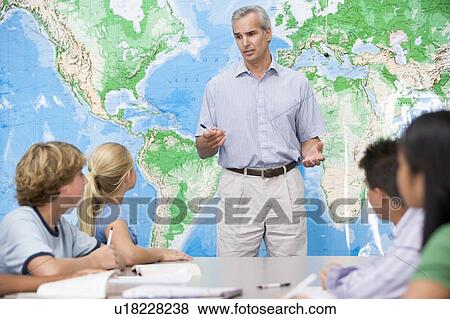 Students answering questions in geography class View Large Photo Image Stock Photo - Students answering questions in geography class. Fotosearch