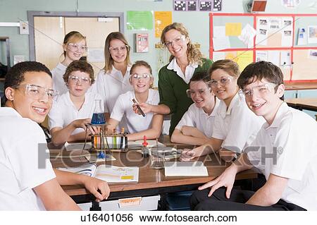 Students receiving chemistry lesson in classroom View Large Photo Image Stock Photograph - Students receiving chemistry lesson in classroom. Fotosearch
