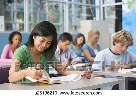 Students studying in geography class View Large Photo Image Stock Image - Students studying in geography class. Fotosearch
