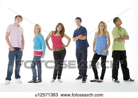 Group Shot Of Teenagers View Large Photo Image Stock Image - Group Shot Of Teenagers. Fotosearch