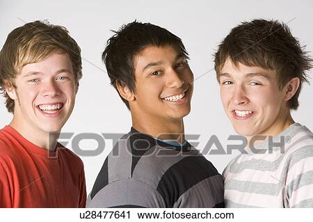 Portrait Of Teenage Boys View Large Photo Image Stock Image - Portrait Of Teenage Boys. Fotosearch