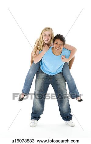 Portrait Of Teenage Couple View Large Photo Image Stock Image - Portrait Of Teenage Couple. Fotosearch