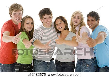 Portrait Of Teenage Girls And Boys View Large Photo Image Stock Photography - Portrait Of Teenage Girls And Boys. Fotosearch