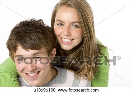 Stock Image - Portrait Of Teenage Girls. Fotosearch
