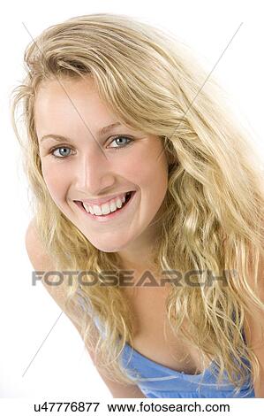 Stock Photo - Portrait Of Teenage Girl. Fotosearch