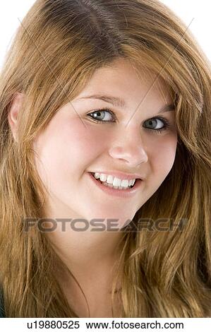 Stock Photography - Portrait Of Teenage Girl. Fotosearch