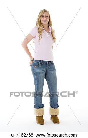 Portrait Of A Teenage Girl View Large Photo Image Stock Photo - Portrait Of A Teenage Girl. Fotosearch