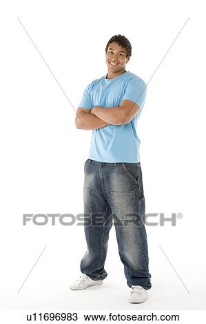 Stock Image - Portrait Of Teenage Boy. Fotosearch