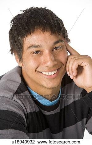 Stock Image - Portrait Of Teenage Boy. Fotosearch
